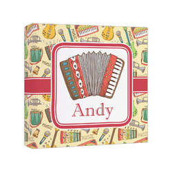 Vintage Musical Instruments Canvas Print - 8x8 (Personalized)