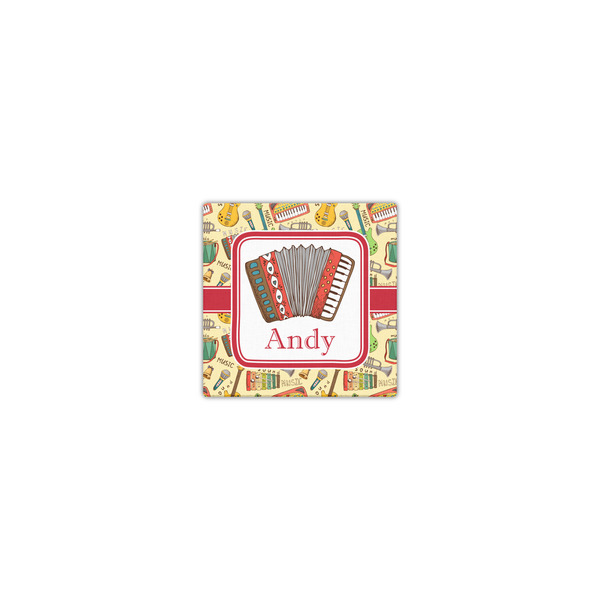 Vintage Musical Instruments 8x8 - Canvas Print - Front View