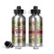 Vintage Musical Instruments Aluminum Water Bottle - Front and Back