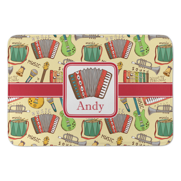 Custom Vintage Musical Instruments Anti-Fatigue Kitchen Mat (Personalized)