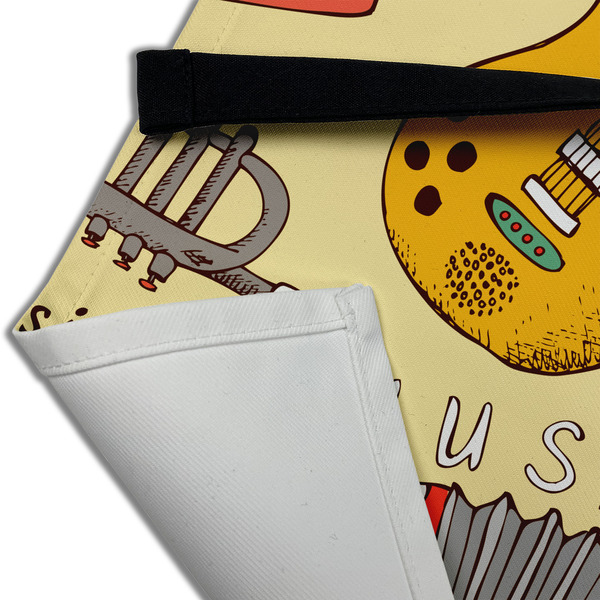 Vintage Musical Instruments Apron - (Detail)