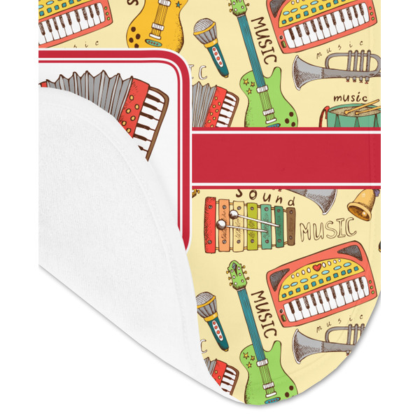 Vintage Musical Instruments Baby Bib - AFT detail