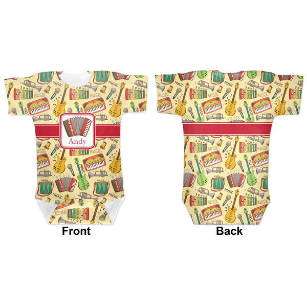Vintage Musical Instruments Baby Bodysuit Approval