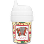 Vintage Musical Instruments Baby Sippy Cup (Personalized)