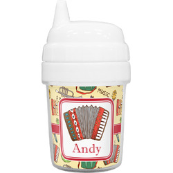 Vintage Musical Instruments Baby Sippy Cup (Personalized)