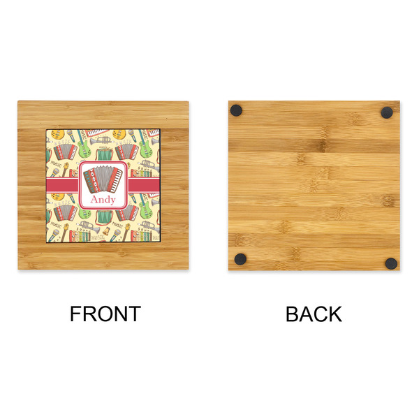 Vintage Musical Instruments Bamboo Trivet with 6" Tile - APPROVAL