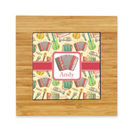 Vintage Musical Instruments Bamboo Trivet with Ceramic Tile Insert (Personalized)