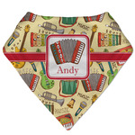Vintage Musical Instruments Bandana Bib (Personalized)