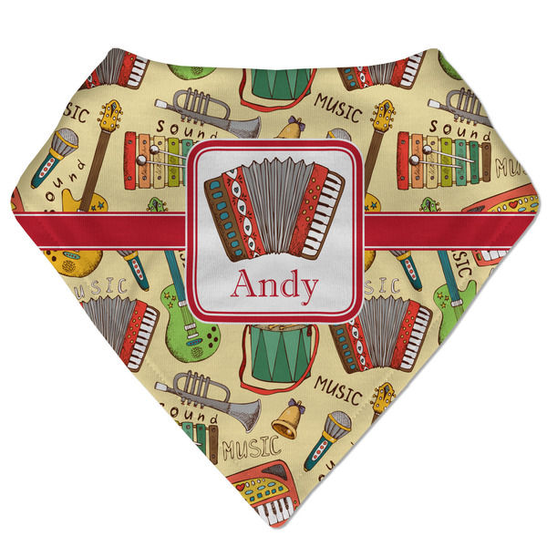 Custom Vintage Musical Instruments Bandana Bib (Personalized)