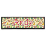 Vintage Musical Instruments Bar Mat (Personalized)