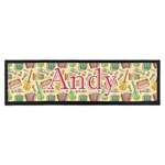 Vintage Musical Instruments Bar Mat - Large (Personalized)