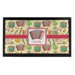 Vintage Musical Instruments Bar Mat - Small (Personalized)