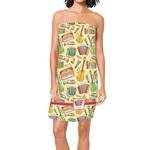 Vintage Musical Instruments Spa / Bath Wrap (Personalized)