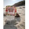 Vintage Musical Instruments Beach Spiker white on beach with sand