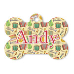 Vintage Musical Instruments Bone Shaped Dog ID Tag (Personalized)