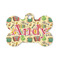 Vintage Musical Instruments Bone Shaped Dog ID Tag - Small (Personalized)