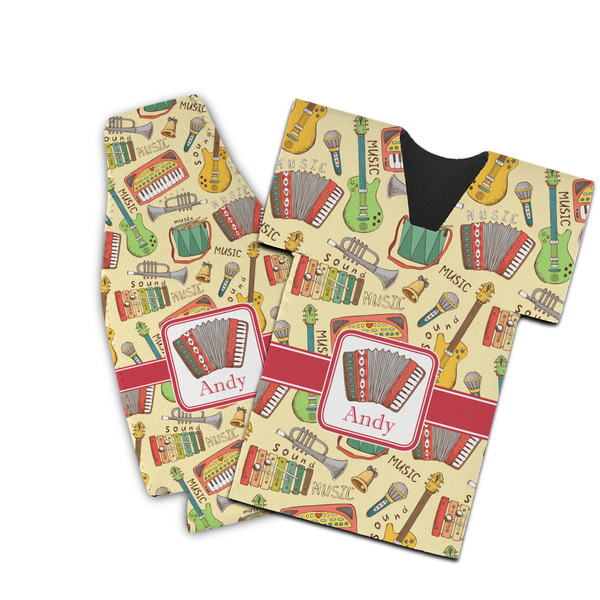 Custom Vintage Musical Instruments Bottle Cooler (Personalized)