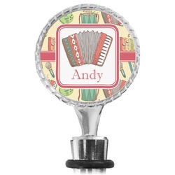 Vintage Musical Instruments Wine Bottle Stopper (Personalized)