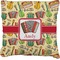Vintage Musical Instruments Faux-Linen Throw Pillow 26" (Personalized)