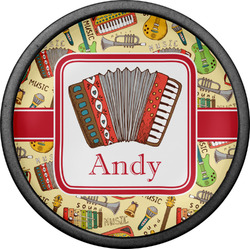 Vintage Musical Instruments Cabinet Knob (Black) (Personalized)