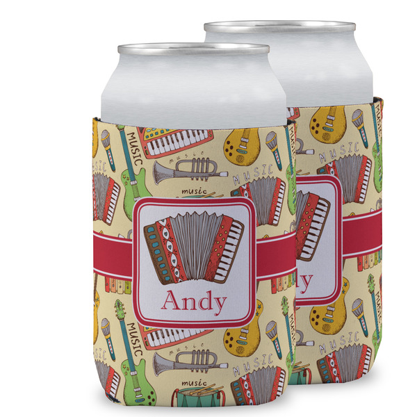 Custom Vintage Musical Instruments Can Cooler (12 oz) w/ Name or Text