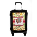 Vintage Musical Instruments Carry On Hard Shell Suitcase (Personalized)