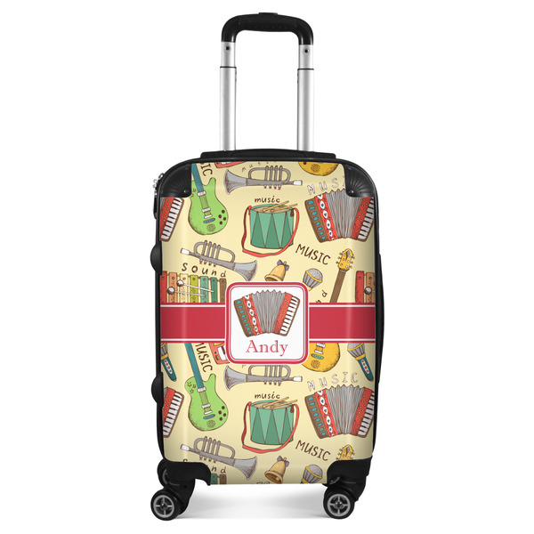 Custom Vintage Musical Instruments Suitcase - 20" Carry On (Personalized)