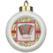 Vintage Musical Instruments Ceramic Ball Ornament (Personalized)
