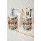 Vintage Musical Instruments Ceramic Bathroom Accessories - LIFESTYLE (toothbrush holder & soap dispenser)