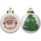 Vintage Musical Instruments Ceramic Christmas Ornament - X-Mas Tree (APPROVAL)