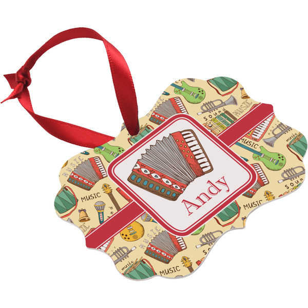 Vintage Musical Instruments Christmas Ornament