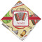 Vintage Musical Instruments Cloth Napkins - Personalized Lunch (Folded Four Corners)