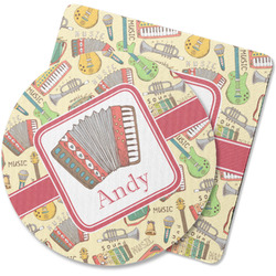 Vintage Musical Instruments Rubber Backed Coaster (Personalized)