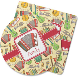 Vintage Musical Instruments Rubber Backed Coaster (Personalized)