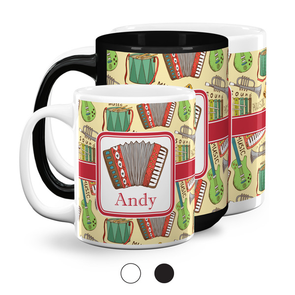Vintage Musical Instruments Coffee Mugs Main