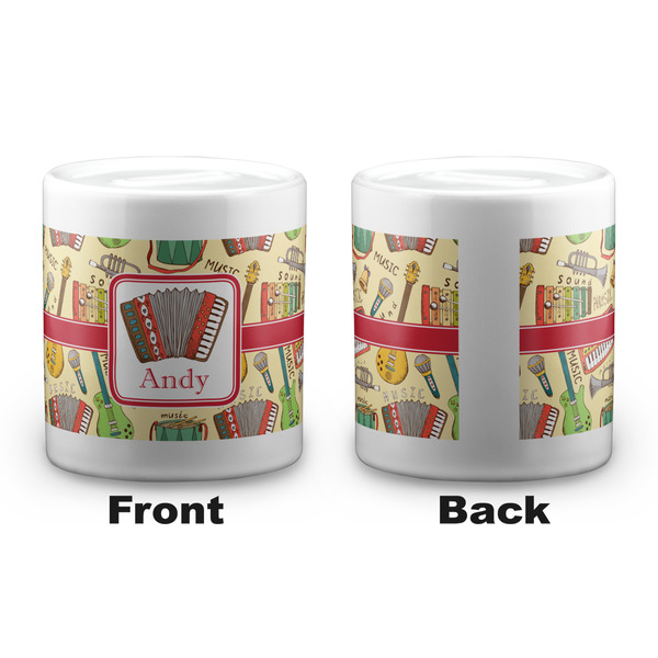 Vintage Musical Instruments Coin Bank - Apvl