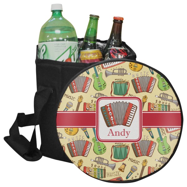 Custom Vintage Musical Instruments Collapsible Cooler & Seat (Personalized)
