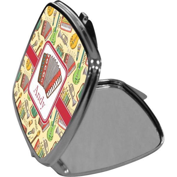 Vintage Musical Instruments Compact Mirror (Side View)