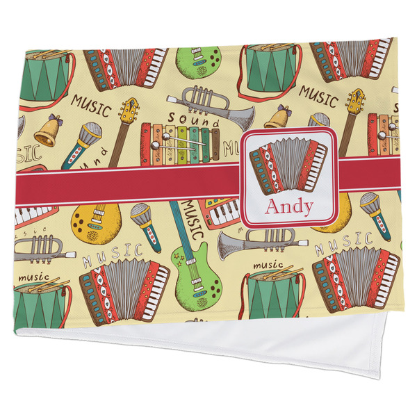 Custom Vintage Musical Instruments Cooling Towel (Personalized)