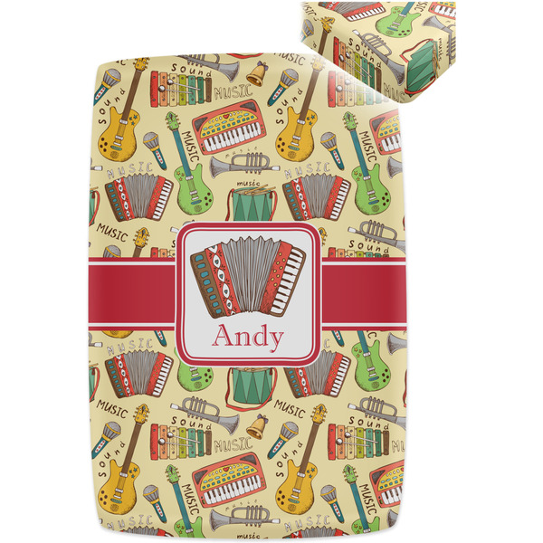 Vintage Musical Instruments Crib Fitted Sheet - Apvl