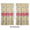 Vintage Musical Instruments Curtains