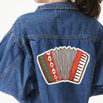 Vintage Musical Instruments Twill Iron On Patch - Custom Shape - 3XL