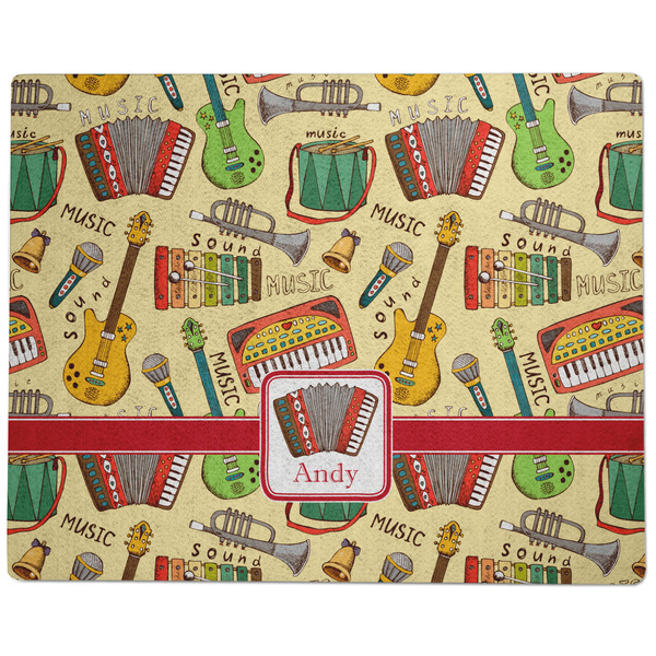 Vintage Musical Instruments Dog Food Mat - Large without Bowls