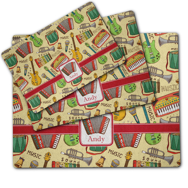 Vintage Musical Instruments Dog Food Mat - MAIN (sm, med, lrg)