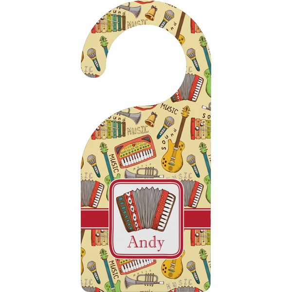 Custom Vintage Musical Instruments Door Hanger (Personalized)
