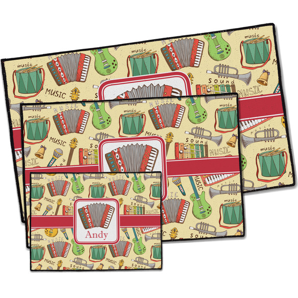 Vintage Musical Instruments Door Mats - PARENT MAIN
