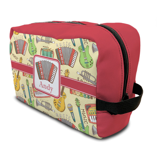 Custom Vintage Musical Instruments Toiletry Bag / Dopp Kit (Personalized)