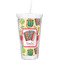 Vintage Musical Instruments Double Wall Tumbler with Straw (Personalized)
