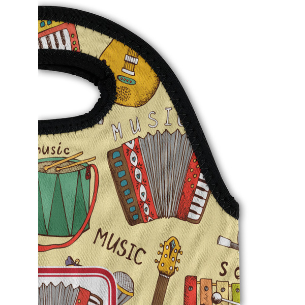 Vintage Musical Instruments Double Wine Tote - Detail 1 (new)