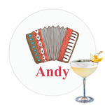 Vintage Musical Instruments Printed Drink Topper (Personalized)